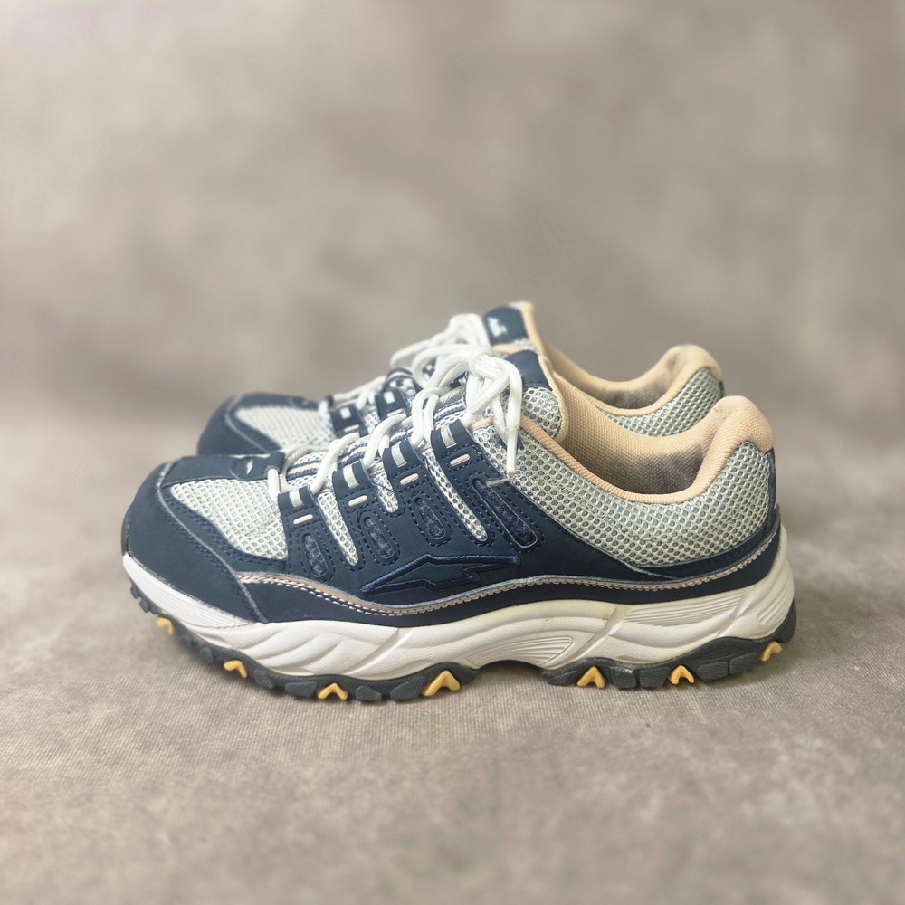 Avia Womens SZ 9 Trail Running Shoes  Blu Gry Mesh Athletic Sneakers AI20ES034 9